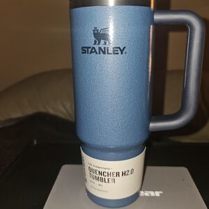 30 Oz Sublimation Stanley Quencher H2.0 Tumbler in Blue with Handle